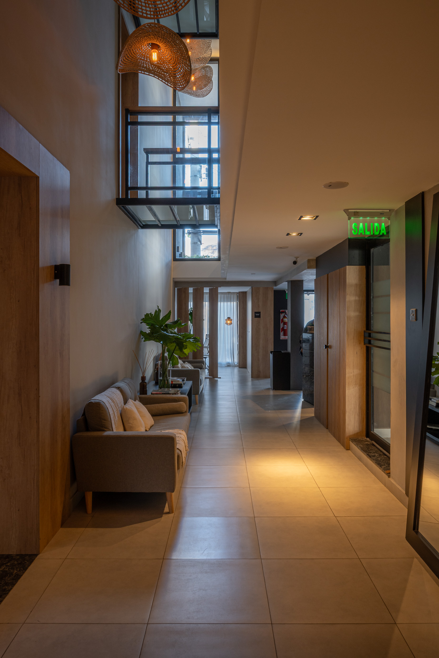 Interior del lobby de Bertolino Hotel